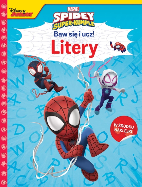 BAW SIĘ I UCZ LITERY MARVEL SPIDEY I SUPER KUMPLE