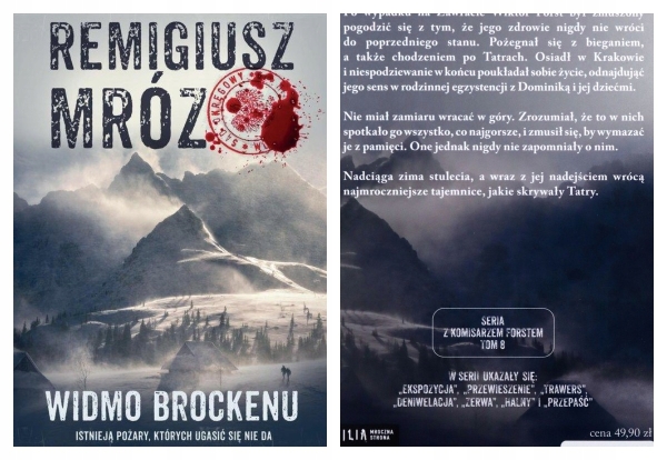 WIDMO BROCKENU REMIGIUSZ MRÓZ KOMISARZ FORST 480 STR NOWA PEŁNE