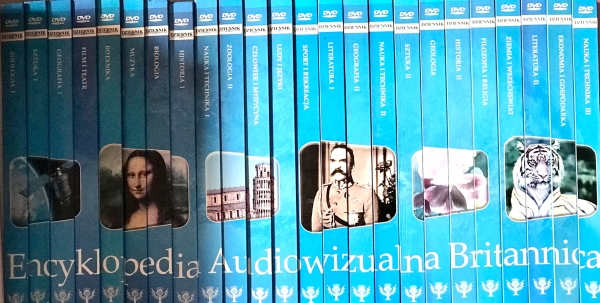 ENCYKLOPEDIA AUDIOWIZUALNA BRITANNICA 24 TOMY