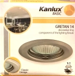 OPRAWA STROPOWA KANLUX BASIC GRETAN 14 BR/M