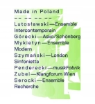 MADE IN POLAND DVD LUTOSŁAWSKI GÓRECKI MYKIETYN