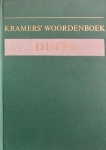 KRAMERS WOORDENBOEK DUITS KROES