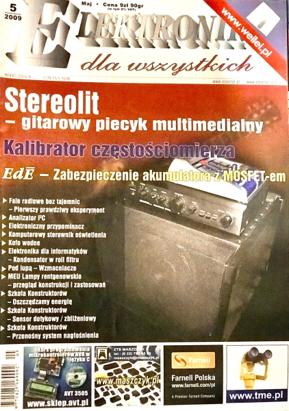 5/2009 ELEKTRONIKA STEREOLIT KALIBRATOR AKUMULATOR