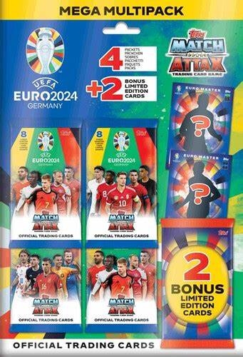 MEGA MPACK UEFA EURO 2024 GERMANY 34 KARTY + 2 LIMITED LEWANDOWSKI RONALDO