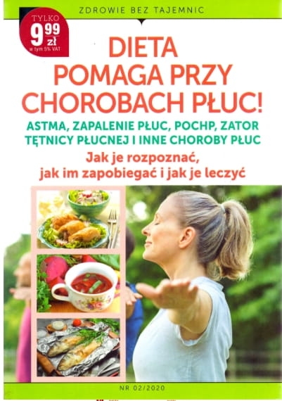 DIETA POMAGA PRZY CHOROBACH PŁUC ASTMA, ZAPALENIE PŁUC, POCHP, ZATOR TĘTNICY