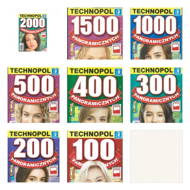 2/2025  KRZYŻÓWKI PANORAMICZNE ZESTAW  100 200 300 400 500 1000 1500 2000