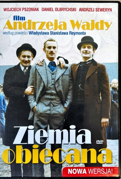 ZIEMIA OBIECANA  DVD  REYMONT WAJDA OLBRYCHSKI FRONCZEWSKI SEWERYN 
