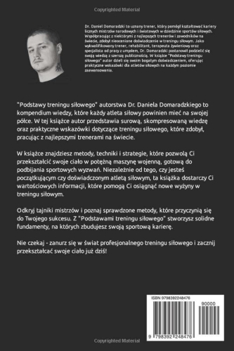 PODSTAWY TRENINGU SIŁOWEGO DANIEL DOMARADZKI