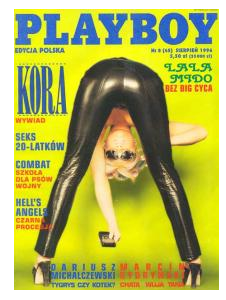 PLAYBOY 8/1996,KORA,MICHALCZEWSKI