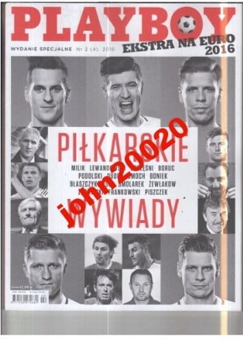 2/2016 PLAYBOY SPEC.EURO 2016.LEWANDOWSKI,MILIK,BO