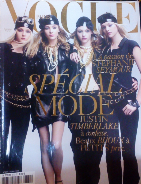 870/2006 VOGUE PARIS TIMBERLAKE