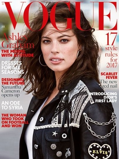 1/2017 VOGUE ASHLEY GRAHAM SCARLET FEVER