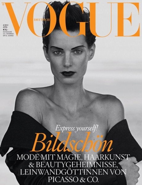 4/2012 VOGUE BILDSCHON MODE MIT MAGIE HAARKUNST
