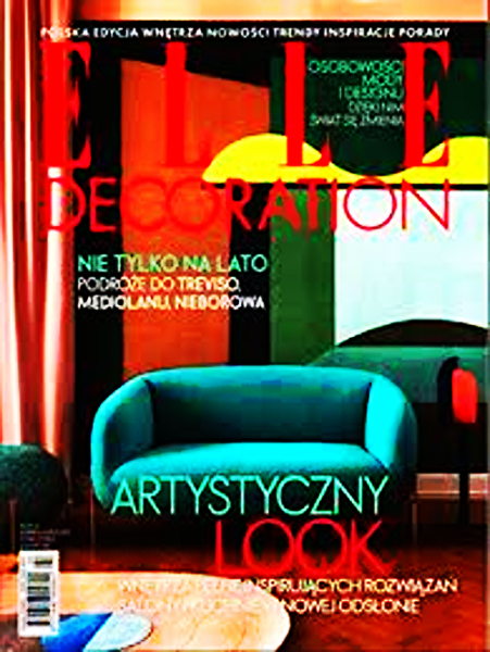 4/2018 ELLE DECORATION WNETRZA DESIGN
