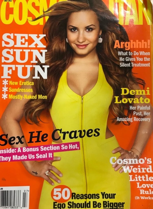 7/2012 COSMOPOLITAN NEW EROTICA DEMI LOVATO