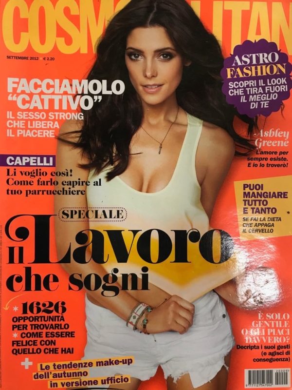 9/2012 COSMOPOLITAN CAPELLI ASHLEY GREENE