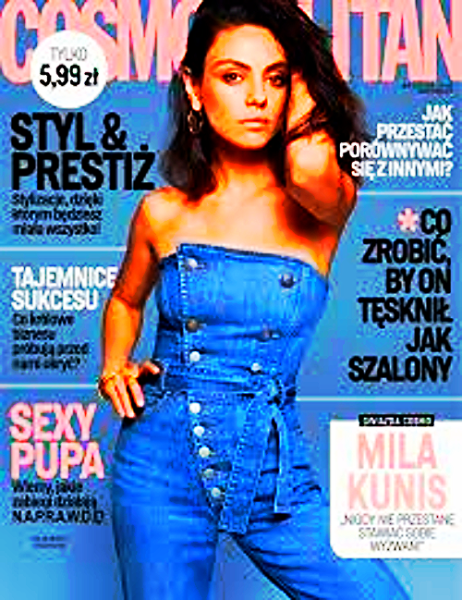 9/2018 COSMOPOLITAN MILA KUNIS