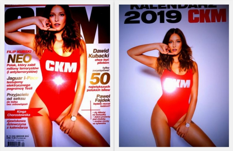 12/2018 CKM + KALENDARZ SEX SEKS DZIEWCZYNY