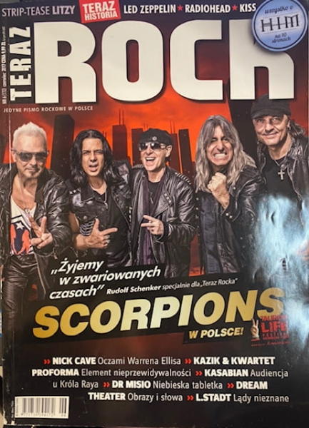 6/2017 TERAZ ROCK LED ZEPPELIN SCORPIONS KAZIK