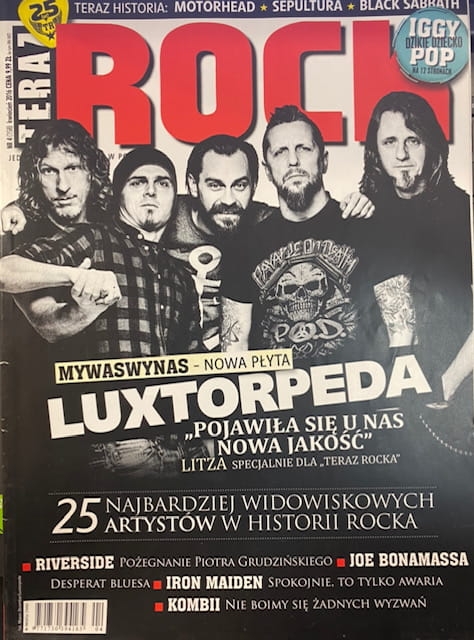 4/2016 TERAZ ROCK LUXTORPEDA SEPULTURA KOMBII