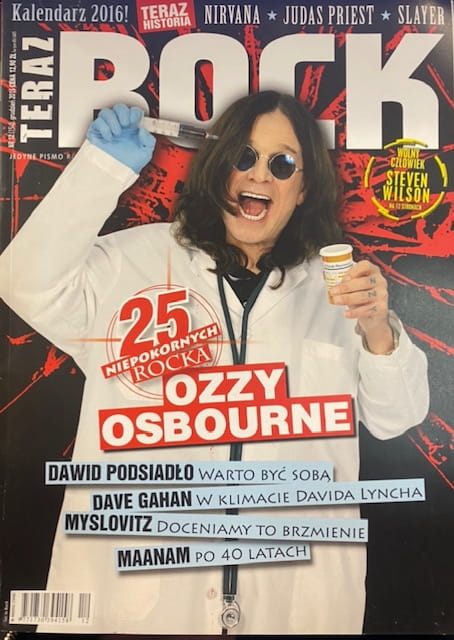 12/2015 TERAZ ROCK OZZY OSBOURNE MAANAM PODSIADŁO