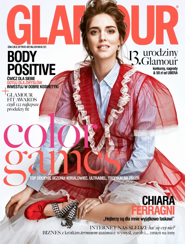 5/2016 GLAMOUR COLOR GAMES CHIARA FERRAGNI