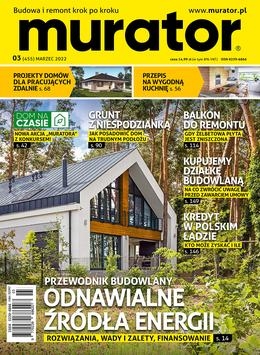 3/2022 MURATOR BALKON DZIAŁKA GRUNT DOM KUCHNIA