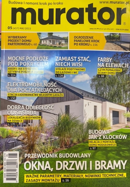 5/2022 MURATOR BUDOWA I REMONT DOM OKNA DRZWI