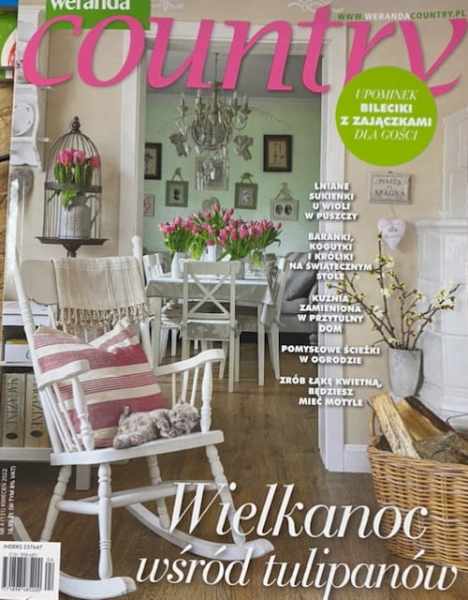 4/2022 COUNTRY WERANDA WIELKANOC WIOSNA OZDOBY