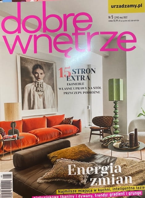 5/2022 DOBRE WNĘTRZE ENERGIA ZMIAN TKANINY DYWANY
