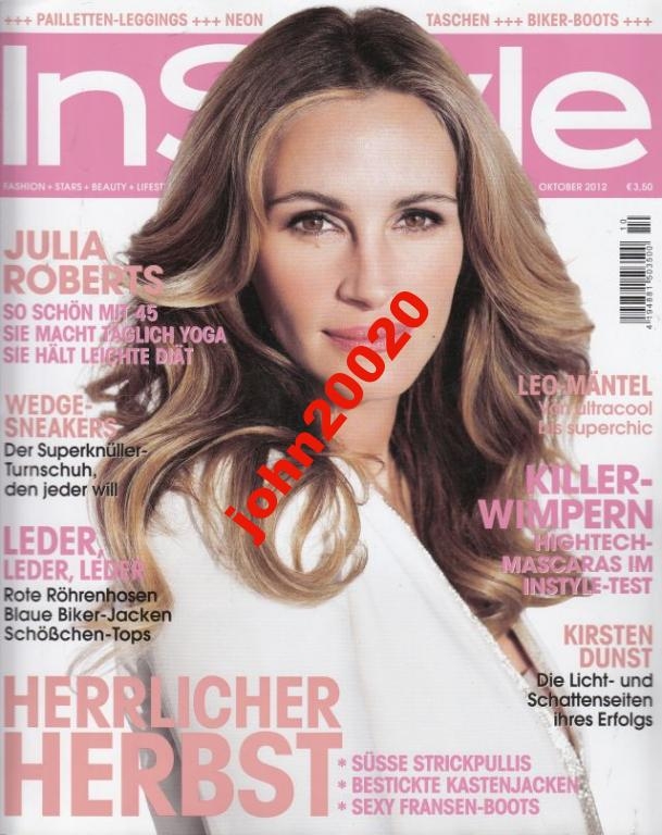 IN STYLE 10/2012.JULIA ROBERTS,KIRSTEN DUNST