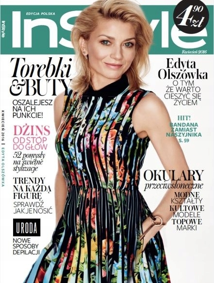 4/2016 INSTYLE EDYTA OLSZÓWKA OKULARY BUTY TOREBKI