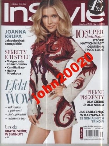 12/2015 IN STYLE .JOANNA KRUPA