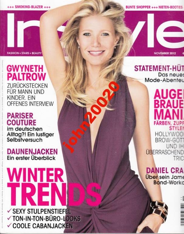 IN STYLE 11/2012.GWYNETH PALTROW
