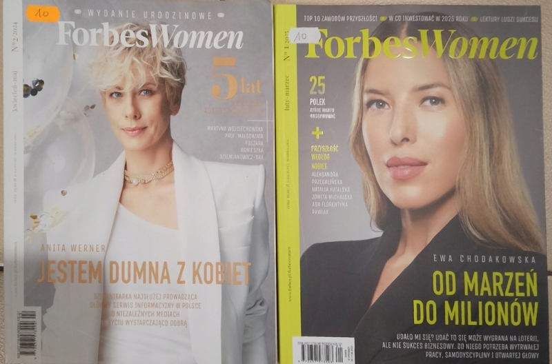 FORBES WOMEN CHODAKOWSKA WERNER 2/2024 1/2025 ZESTAW X 2