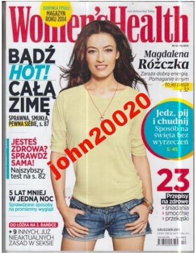 12/2015 WOMEN`S HEALTH.MAGDALENA RÓŻDŻKA