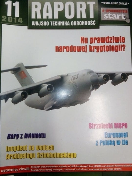 11/2014 RAPORT WOJSKO TECHNIKA OBRONNOŚĆ