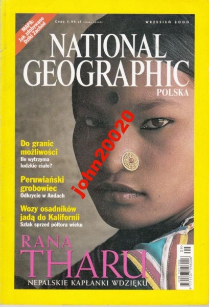 NATIONAL GEOGRAPHIC 9/2000.LUDZKIE CIAŁO