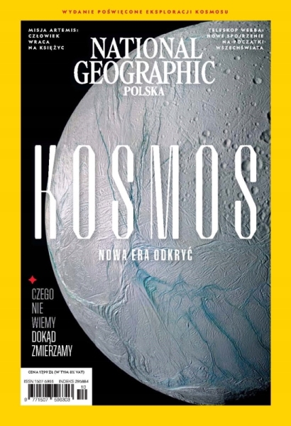 10/2023 NATIONAL GEOGRAPHIC KOSMOS EKSPLORACJA JOWISZ SATURN UKŁAD SŁONECZN