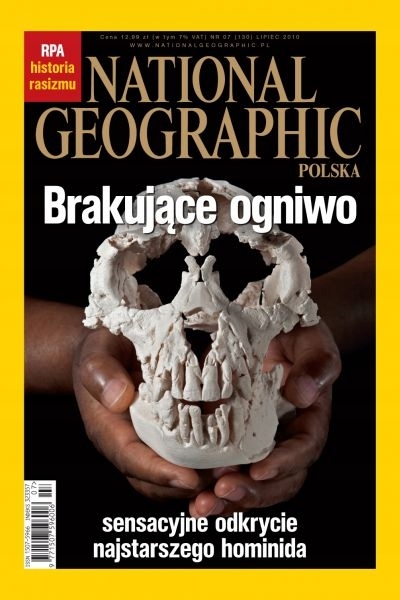 7/2010 NATIONAL GEOGRAPHIC OGNIWO HOMINID