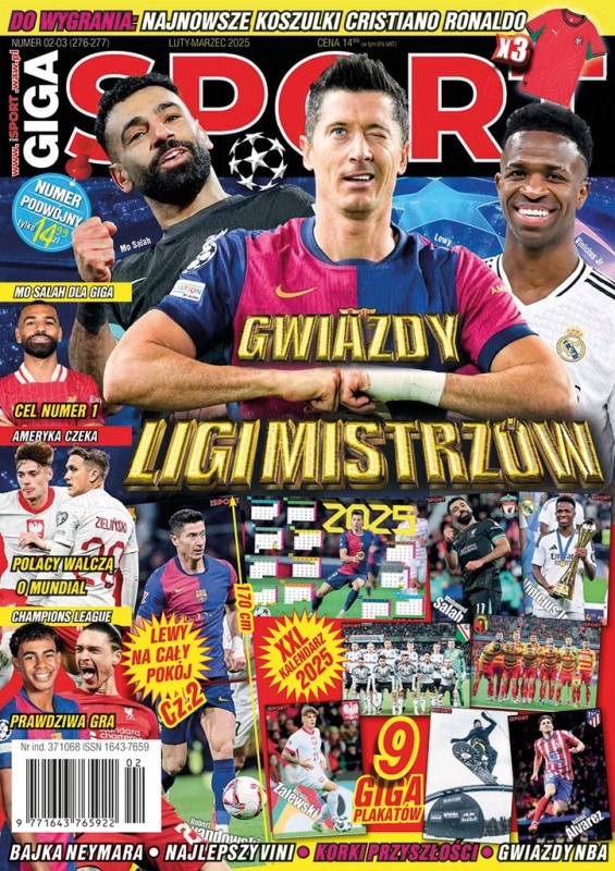 2-3/2025 GIGA SPORT LEWANDOWSKI LIGA MISTRZÓW