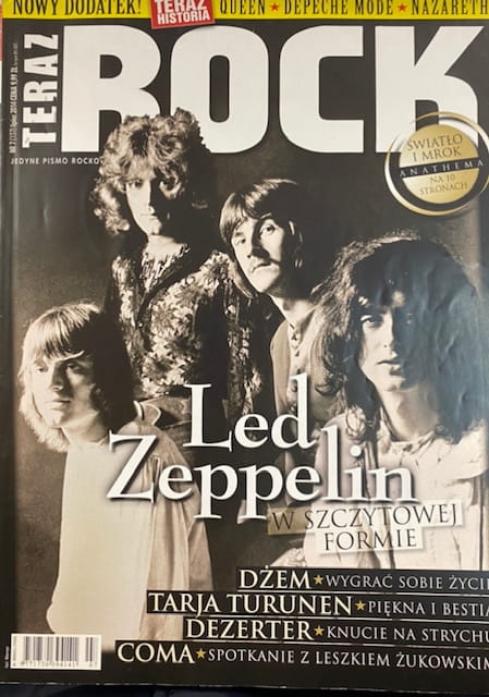 7/2014 TERAZ ROCK LED ZEPPELIN DŻEM DEZERTER COMA