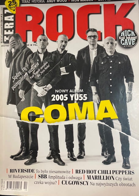 10/2016 TERAZ ROCK COMA ANDY WOOD IRON MAIDEN