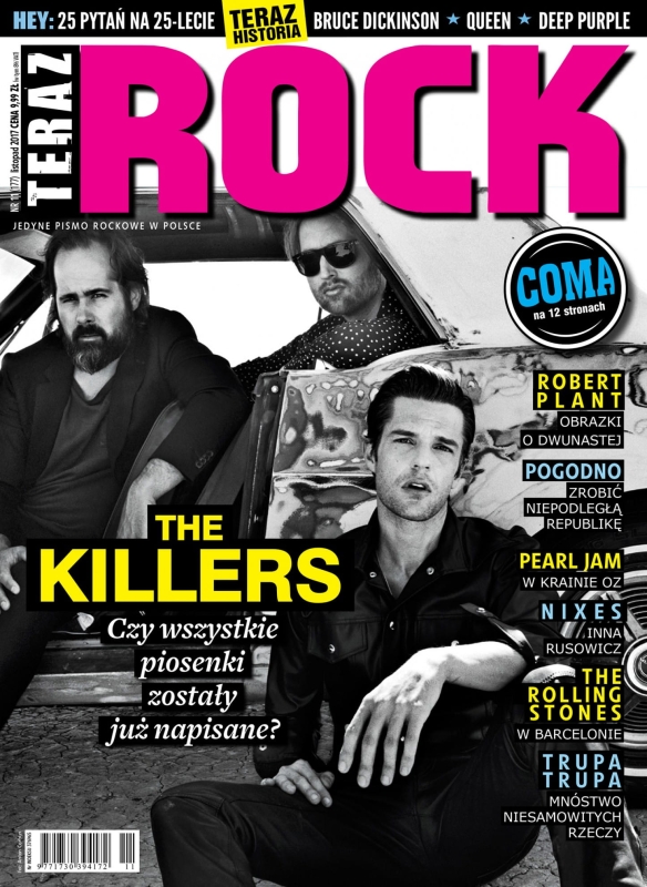 11/2017 TERAZ ROCK THE KILLERS PLANT POGODNO TRUPA