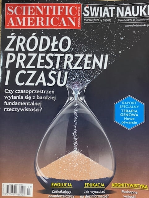 3/2022 ŚWIAT NAUKI ŹRÓDŁO PRZESTRZENI I CZASU