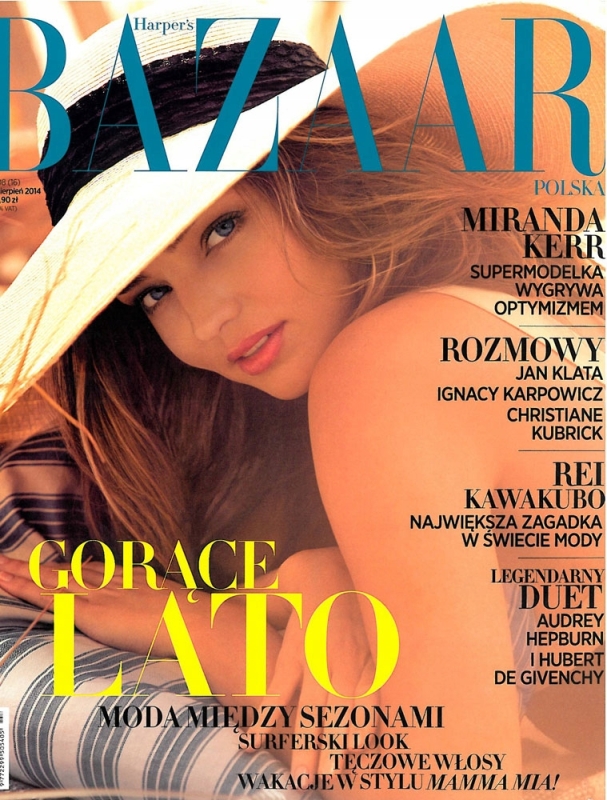 7-8/2014 HARPER'S BAZAAR MIRANDA KERR JAN KLATA