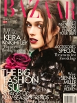 9/2012 HARPER'S BAZAAR SIENNA MILLER KEIRA KNIGHTLEY