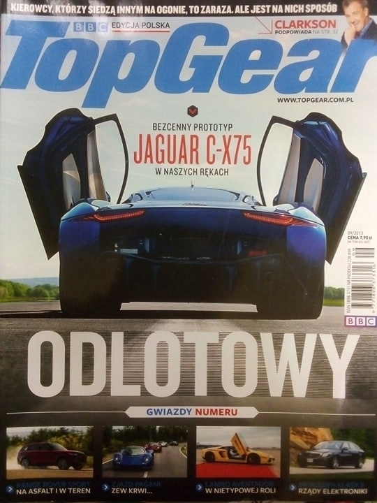 9/2013 TOP GEAR JAGUAR C-X75 CLARKSON
