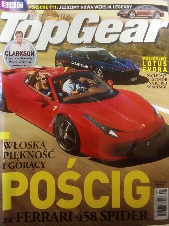 1/2012 TOP GEAR PORSCHE MORGAN RETRO FIAT
