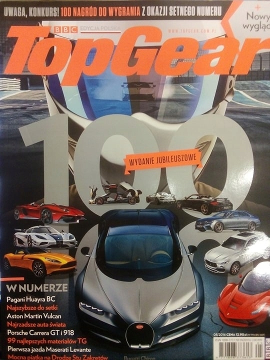 5/2016 TOP GEAR BUGATTI PAGANI HUAYRA BC PORSCHE